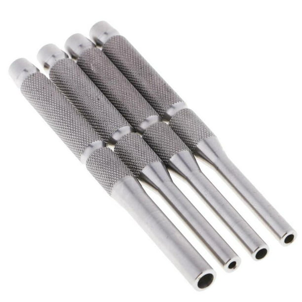 Useful Hollow End Roll Pin Tool Starter Punch set 4Pcs/set Stainless Steel ONE